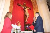 El Ayuntamiento restaura la talla procesional del Cristo del Misterio del Paso Morado de Lorca