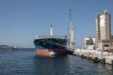 El Puerto de Cartagena realiza una gran operativa para la exportacin de cerca de 40.000 toneladas de sulfato de sodio con destino a Brasil