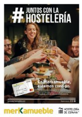 Campana solidaria de Merkamueble en apoyo al sector hostelero en colaboracin con la Patronal Nacional