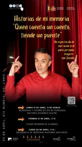 Las concejalas de Bibliotecas y del Mayor programan tres sesiones de narracin oral en las residencias de mayores bajo el ttulo 'Quien cuenta un cuento tiene un puente'