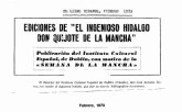 Ediciones de 'El ingenioso hidalgo Don Quijote de la Mancha' en 1973
