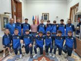 Recepción oficial al equipo campeón de liga de balonmano de Águilas
