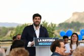 López Miras: 'Solo cabe un gobierno fuerte del PP con una mayoría contundente para que la Región de Murcia avance'