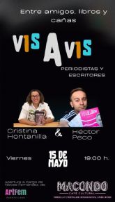 El escritor H�ctor Peco y la periodista Cristina Hontanilla protagonizan un encuentro literario 'entre ca&ntilde;as' en Macondo