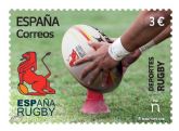 Correos presenta un sello homenaje al auge del rugby espanol