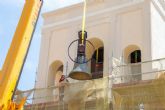 Las campanas de Santa Mara de Gracia vuelven a su sitio una vez restauradas
