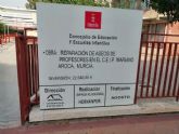 Educación renueva los aseos del edificio de dirección del CEIP Mariano Aroca