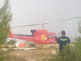 Registrados varios conatos de incendio en el noroeste de Lorca provocados por una tormenta elctrica