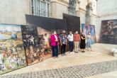 Reproducciones de cuadros del Museo del Prado recorren Cartagena, recordando una acción de 1931 por la España rural, en el inicio de La Mar de Arte