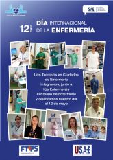 Los TCE espanoles celebramos nuestra profesin el 12 de mayo, da de la enfermera