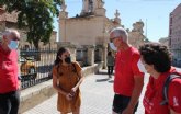 El Ayuntamiento de Totana felicita a los dos peregrinos eulalienses que han recorrido 782 kilómetros en bicicleta para llegar a Mérida desde el Santuario de La Santa