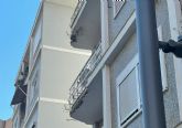 IU-Verdes Lorca exige que se acordone un edificio de Jernimo Santa Fe en el que se estn desmoronando sus balcones