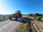 El Ayuntamiento acondiciona más de 130 kilómetros de caminos rurales durante la primera mitad de 2022