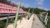 El PSOE denuncia el mal estado del campo de ftbol del Mayayo, en Sangonera la Verde, que lo utilizan unos 300 niños