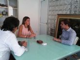 El concejal de Deportes anima a la cartagenera Claudia Manzanares a seguir siendo un ejemplo para los jóvenes deportistas del municipio