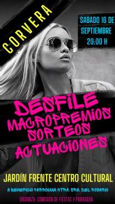 Los vecinos de Corvera se unen celebrando una jornada de moda y baile en beneficio de las fiestas patronales y de los arreglos de la parroquia