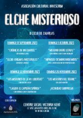 Elche cita a los amantes de lo ins�lito en un ciclo de charlas