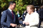 Sánchez asiste en Yuste a la entrega a Angela Merkel del Premio Europeo Carlos V