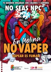 El Ayuntamiento de Molina de Segura pone en marcha la campaña EN MOLINA NO VAPER, VAPEAR ES FUMAR