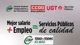 CSIF, UGT y CCOO convocar�n huelga en diciembre si Funci�n P�blica sigue sin negociar la subida salarial