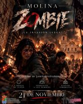 La Concejal�a de Juventud de Molina de Segura organiza la actividad gratuita Invasi�n Zombie 2026 el s�bado 21 de noviembre