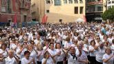 Usuarios de los Centros Sociales de Mayores conmemoran el D�a de las Personas Mayores con deporte y convivencia en la Plaza de Belluga