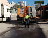 En marcha las obras de asfaltado y señalizacin horizontal de La Polvorista Norte y Sur de Molina de Segura, cofinanciadas por el Instituto de Fomento de la Regin de Murcia
