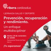 La cl�nica Ribera Cardiosalus reunir� a deportistas de �lite, profesionales y pacientes en una jornada sobre salud