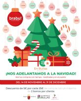 Bullas lanza un año más la campaña para apoyar al pequeño comercio con bonos de compra durante la Navidad Bullas lanza un año más la campaña para apoyar al pequeño comercio con bonos de compra durante la Navidad