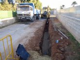 Comienzan las obras de renovacin de la tubera de distribucin de agua potable en el Camino del Polideportivo