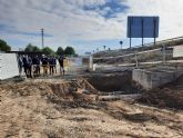 Avanzan las obras del nuevo sistema de conducción y bombeo de aguas residuales en Alcantarilla