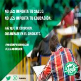 Los estudiantes de la Universidad de Murcia y el Frente de Accin Estudiantil rechazan la solucin optada por el Consejo de Gobierno