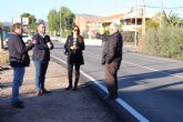 El Ayuntamiento de Lorca finaliza la actuacin de ensanche y mejora del Camino de la Condomina de la pedana de Marchena con una inversin total de 94.361 euros