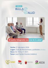 Bullas acoge un taller sobre la importancia del sue&ntilde;o en la salud de las personas mayores