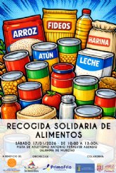 El atletismo de Alhama de Murcia se une este sábado a una recogida solidaria de alimentos durante la I Jornada Sub16