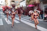 La Peña Tymbalia de Mula gana el desfile de peñas visitantes de Mazarrón