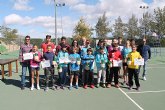 Entrega de trofeos del XVI Open Promesas de Tenis 'Ciudad de Totana'