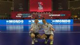 Consu y Mayte del Jimbee en la Euro Futsal de Portugal
