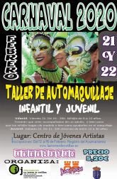 La Concejalía de Juventud propone dos talleres de maquillaje de Carnaval
