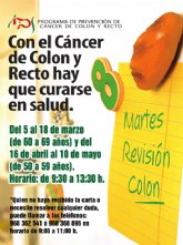 Si tienes entre 50 y 69 años hazte la prueba del cncer de colon y recto. Del 5 de marzo al 10 de mayo de 2021