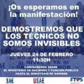 Manifestación el 24 de febrero en Madrid