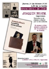 El prestigioso magistrado Joaquim Bosch viene al Club Atalaya