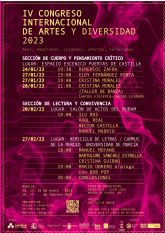 Bob Pop, Mario Obrero, Ilu Ros, Ra�l Real, Cristina Guirado y Manuel Moyano en la III secci�n del IV Congreso Internacional de Artes y Diversidad en la Regi�n de Murcia