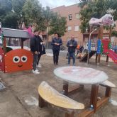 Comienzan las obras de reparación del parque infantil Augusto Vels en Puerto Lumbreras