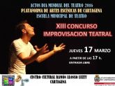 Un concurso de improvisacin teatral podr a prueba el ingenio de los actores