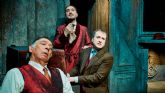 La comedia en verso Pncreas con Fernando Cayo, Jos Pedro Carrin y Alfonso Lara en el Nuevo Teatro Circo de Cartagena