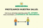Mercadona toma medidas ante la crisis sanitaria ocasionada por el Covid-19