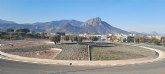 Aguas de Cieza y la Concejala de Economa Circular adecuan la rotonda de entrada al municipio