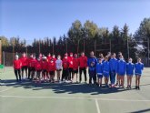 La escuela de tenis del club de tenis Totana subcampeones regionales de liga 2021-2022
