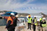 Las nuevas defensas en los muelles de Santa Luca y Escombreras modernizarn las instalaciones para mejorar el rendimiento de las operaciones portuarias